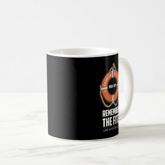 SS Edmund Fitzgerald Lake Superior Iron Ore Detroi Kaffeetasse (VorderseiteRechts)