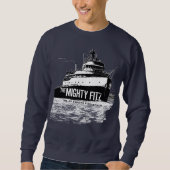 SS Edmund Fitzgerald ~ The Mighty Fitz Sweatshirt (Vorderseite)