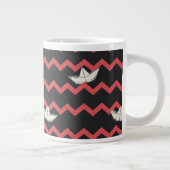 SS Georgie Boat Zickzack Pattern Jumbo-Tasse (Rechts)