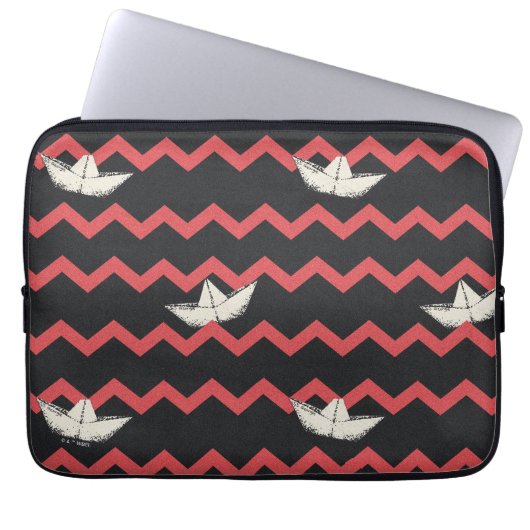 SS Georgie Boat Zickzack Pattern Laptopschutzhülle (Vorderseite)