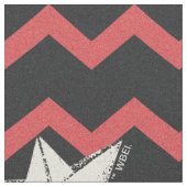 SS Georgie Boat Zickzack Pattern Stoff (Nahaufnahme)