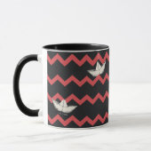SS Georgie Boat Zickzack Pattern Tasse (Links)