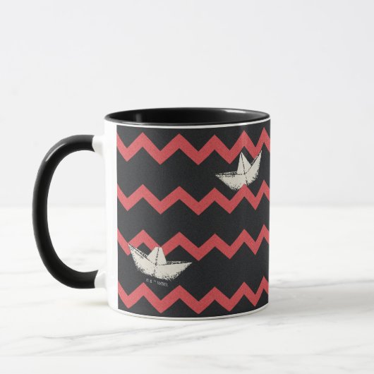 SS Georgie Boat Zickzack Pattern Tasse (Links)