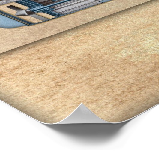 SS Great Eastern Inboard Profile/Cutaway Poster (Ecke)