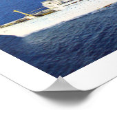 SS Gripsholm auf See Poster (Ecke)