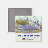SS Großbritannien Magnet (Vorderseite/Rückseite)
