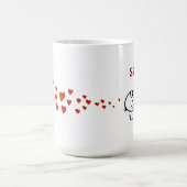 "SS-Herz SA " Kaffeetasse (Mittel)