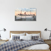 SS Indianapolis Dampfansicht Leinwanddruck (Insitu (Schlafzimmer))