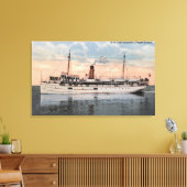 SS Indianapolis Dampfansicht Leinwanddruck (Insitu (Wohnzimmer))