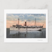 SS Indianapolis Dampfansicht Postkarte (Vorderseite)