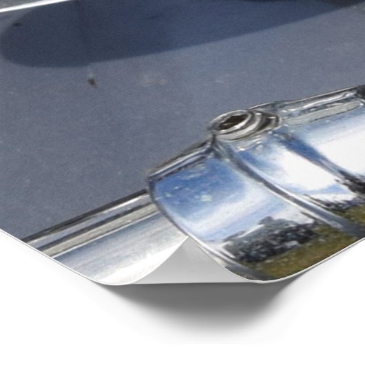 SS Jaguar 100. Poster (Ecke)