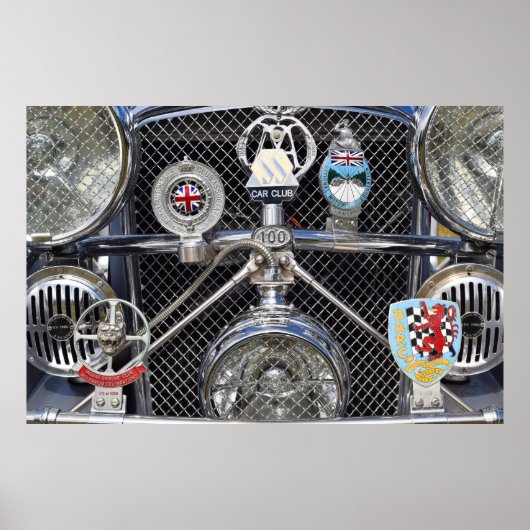 SS Jaguar 100. Poster (Vorne)