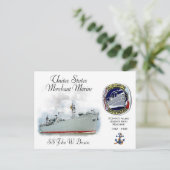 SS John W. Brown (Liberty Ship) Postkarte (Stehend Vorderseite)