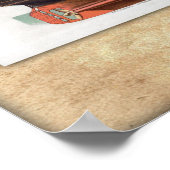 SS La Provence Cutaway/Inboard Profile Poster (Ecke)