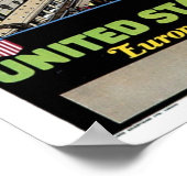 ss Leviathan at Dock - United Staaten Lines Poster (Ecke)