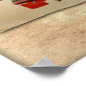 SS Leviathan Inboard Profile/Cutaway Poster (Ecke)