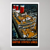 SS Leviathan Top Decks Poster (Vorne)