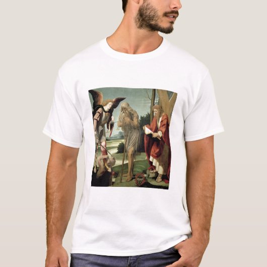 SS. Michael, Andrew und Onuphrius (Öl auf Platte) T-Shirt (Vorderseite)