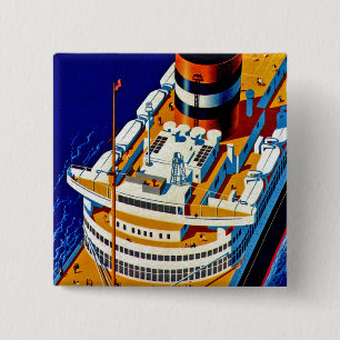 SS Nieuw Amsterdam Button