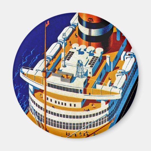 SS Nieuw Amsterdam Magnet (Vorne)