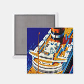 SS Nieuw Amsterdam Magnet (Vorderseite/Rückseite)