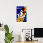 SS Nieuw Amsterdam Poster (Heimbüro)