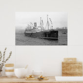 SS Nieuw Amsterdam Poster (Küche)