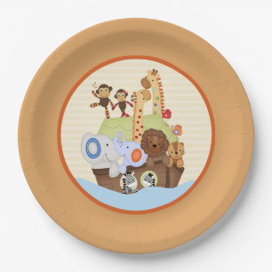 SS Noah / Noah's Ark Baby Shower Pappteller