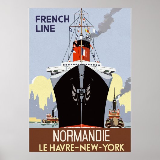 SS Normandie Poster (Vorne)