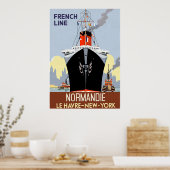 SS Normandie Poster (Küche)
