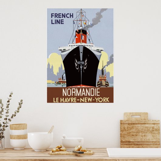 SS Normandie Poster (Küche)