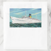 SS Olympia Rechteckiger Aufkleber (Tasche)