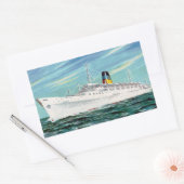 SS Olympia Rechteckiger Aufkleber (Umschlag)