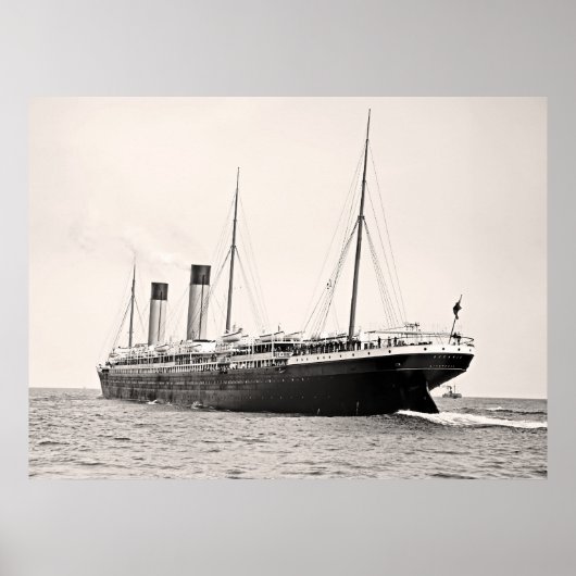 SS Ozeanisch Poster (Vorne)