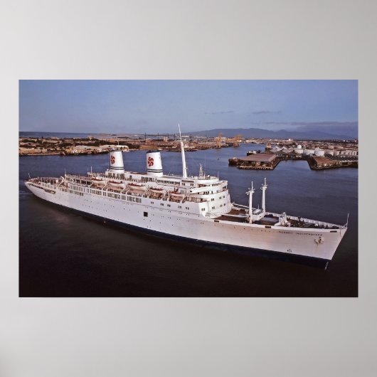 SS Ozeanische Unabhängigkeit Poster (Vorne)