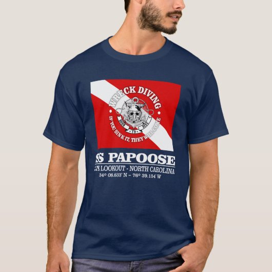 SS Papoose (beste Wracks) T-Shirt (Vorderseite)
