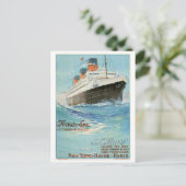 SS Paris - die französische Linie Postkarte (Stehend Vorderseite)