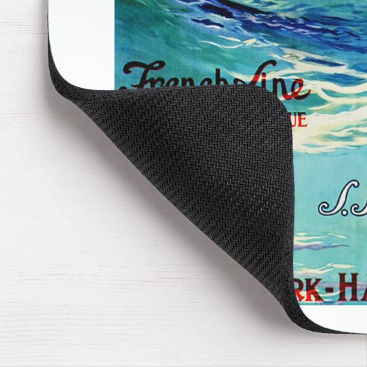 SS Paris ~ Franzose-Linie Mousepad (Ecke)