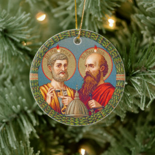 SS. Peter und Paul, Apostel (JMAS 01) Keramik Ornament