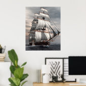 SS Savannah Poster (Heimbüro)