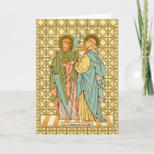 SS. Simon und Judas Thaddäus (RLS16) Leere Grußkar Karte