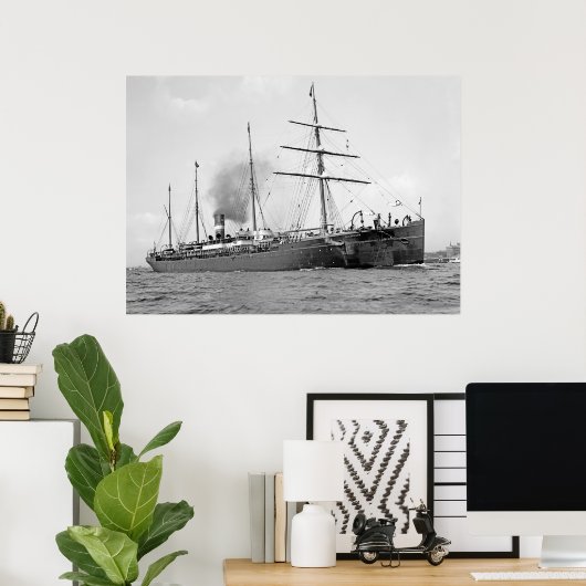 SS Spaarndam Poster (Heimbüro)