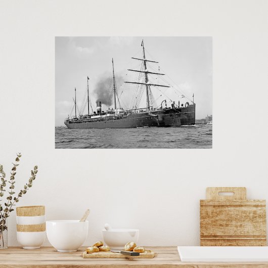 SS Spaarndam Poster (Küche)