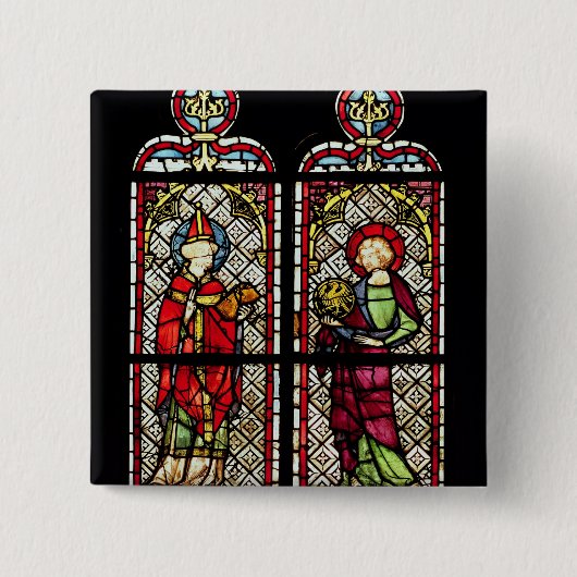 SS. Sylvester und John der Evangelist Button (Vorderseite)