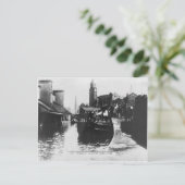 SS Thomas verlassend Wigan Pier Postkarte (Stehend Vorderseite)