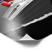 SS United Staaten im Gange Fotodruck (Ecke)