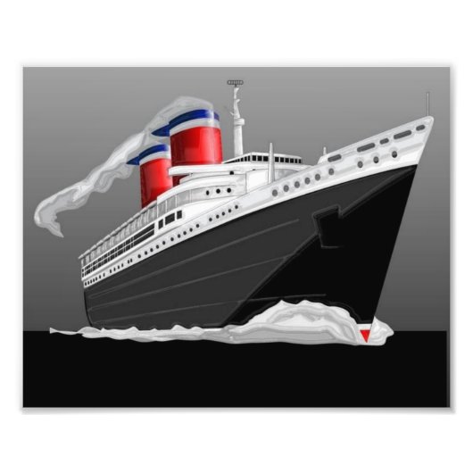 SS United Staaten im Gange Fotodruck (Vorne)