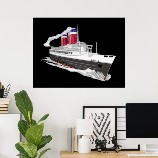 SS United Staaten im Gange Poster (Heimbüro)