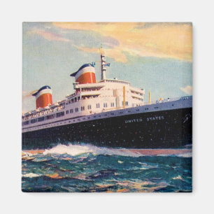 SS United States auf See Magnet