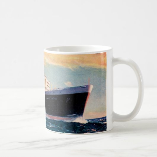 SS Vereinigte Staaten in Meer Kaffeetasse (Rechts)